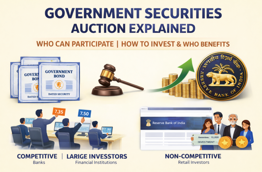 Government Securities Auction Explained: Who Can Participate, How to Invest & Who Benefits