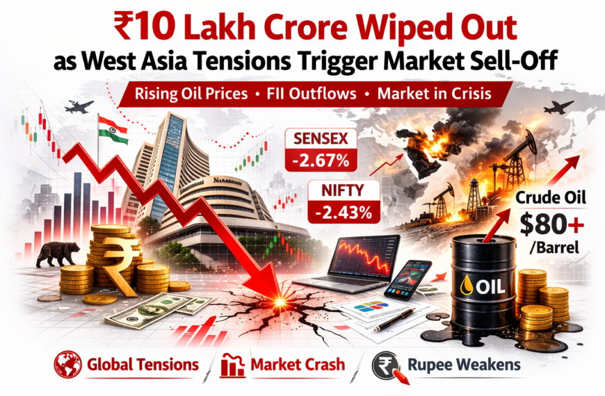 ₹10 Lakh Crore Wiped Out as West Asia Tensions Trigger Market Sell-Off